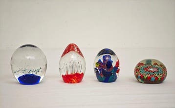 Presse-papier (4) - Glas, Antiek en Kunst