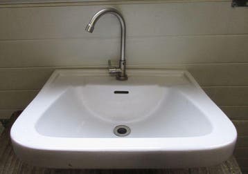 Wasbak Italia 3, met kraan B54 x D44 x h15cm, Nieuw in verpakking