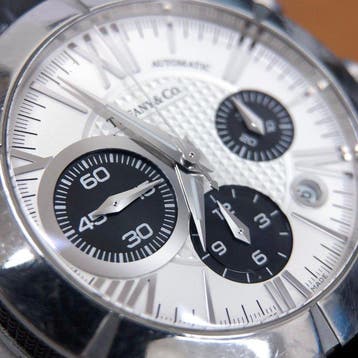 Tiffany & Co. - Atlas Gent Chronograph - Z1000.82.12A21A71A, Nieuw