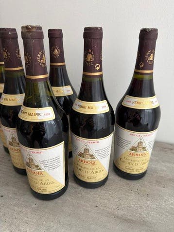 1995 Domaine de la Croix dArgis - Arbois - 6 Bouteilles, Verzamelen, Wijnen, Nieuw