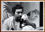 Bernard Bardinet - Serge Gainsbourg et son Bull Terrier 1974