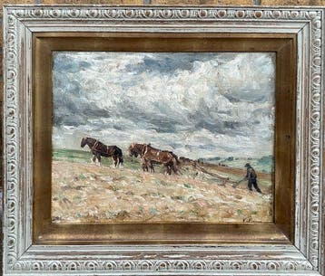 Victor Abeloos (1881-1965) - Werken op het land