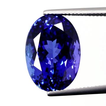 1 pcs Bleu, Violet Tanzanite - 17.68 ct - International