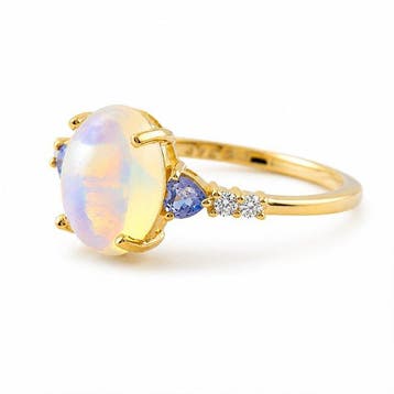 Zonder minimumprijs - Ring - 14 karaat Geel goud - 1.85ct.