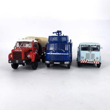 IXO, Hachette 1:43 - Model vrachtwagen (3) - Berliet Truck, Nieuw