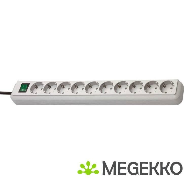 Brennenstuhl BN-1159350010 stekkerdoos 10 stopcontacten wit, Computers en Software, Overige Computers en Software, Nieuw, Verzenden