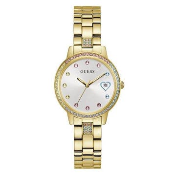Guess - GW0657L2 - Polshorloge - Dames - Kwarts - Three o..., Handtassen en Accessoires, Verzenden, Nieuw