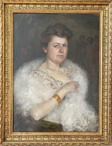 Julius Klaber (1872-1939) - Portrait of Helene Wichmann