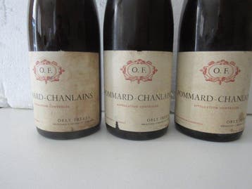 1967 Orly Frére Chanlain - Pommard - 3 Bouteilles (0,75 L), Collections, Vins