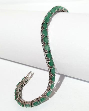 Sans prix de réserve - Bracelet Argent - 9.30ct. tw.