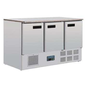 Koelwerkbank | 368L | 3 Deuren (1/1 GN) | +2°C/+5°C |, Zakelijke goederen, Verzenden, Nieuw in verpakking