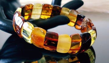 Amber Natuurlijke Baltische barnsteen armband- 10 g