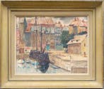 Franz Otte (1886-1951) - Honfleur, Old Bassin 1937