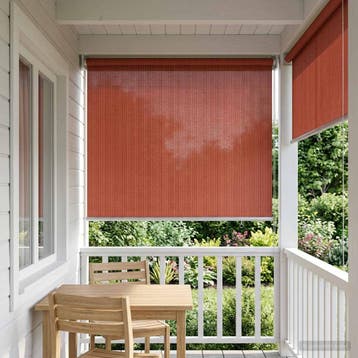 vidaXL Buitenrolgordijn 90% UV-blok Terracotta 120 x 230 cm, Huis en Inrichting, Verzenden, Nieuw