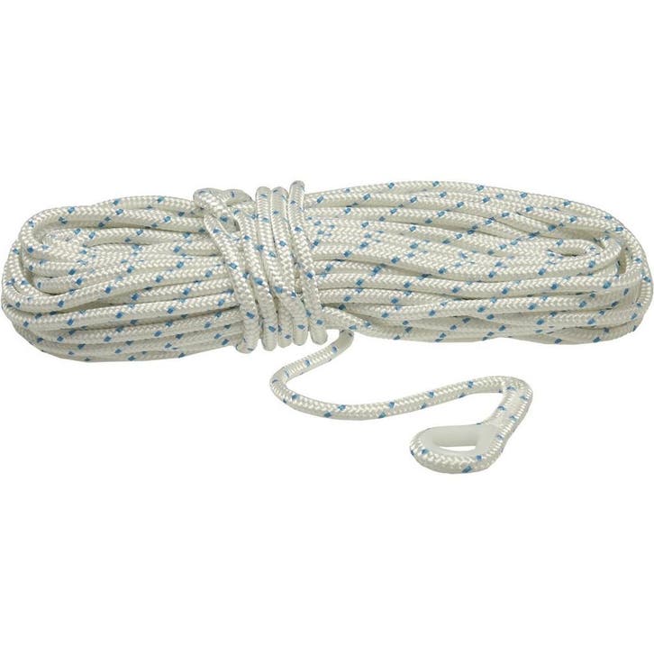 8mm Ankerlijn met Nylon Kous 30m Wit, Watersport en Boten, Accessoires en Onderhoud, Nieuw, Ophalen of Verzenden