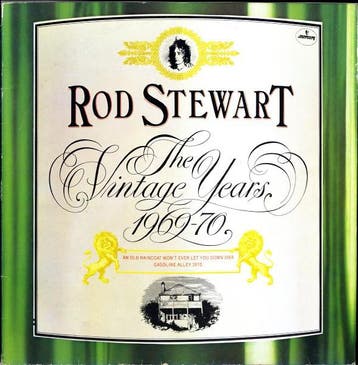 Rod Stewart - The Vintage Years 1969-70, Verzenden