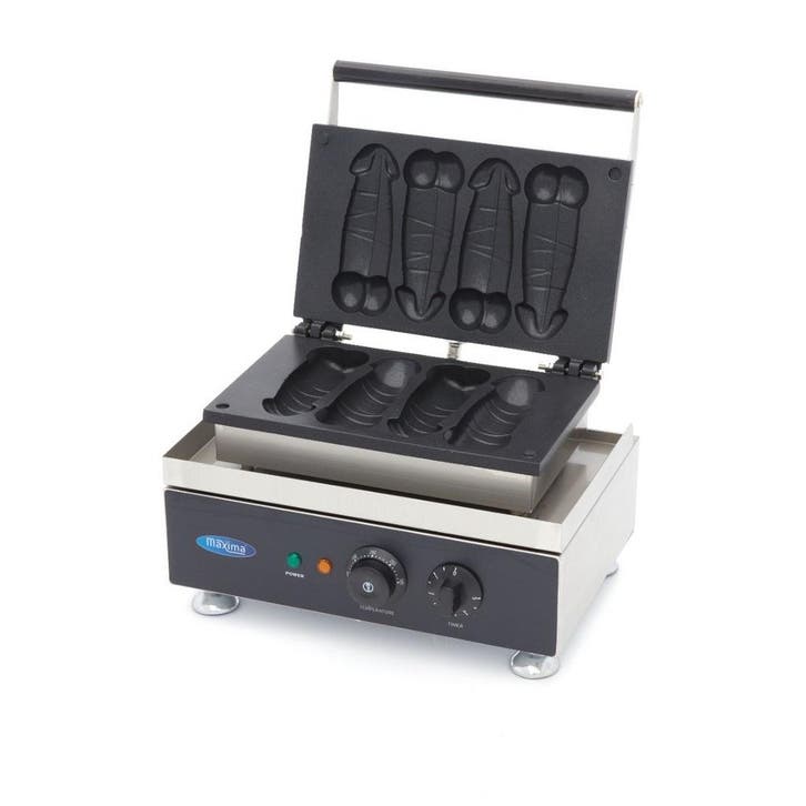 Wafelijzer | 50–300°C | RVS | Digitale thermostaat | 1.5kW, Articles professionnels, Horeca | Équipement de cuisine, Envoi