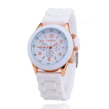 Jelly Horloge voor Dames - Kwarts Uurwerk Silicoon Bandje, Verzenden