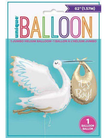 folieballon ooievaar its a boy, Ophalen of Verzenden, Nieuw