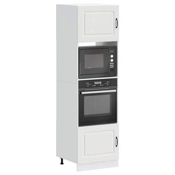 vidaXL Ovenkasten 2 st Kalmar bewerkt hout wit, Huis en Inrichting, Verzenden, Nieuw