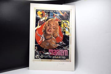 Mimmo Rotella (1918-2006) - Marilyn - Il Mito