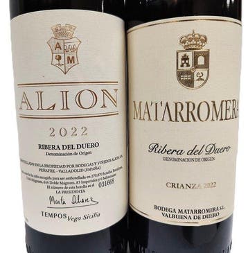 2022 Tempos Vega Sicilia, Alion & 2022 Matarromera,crianza -, Nieuw