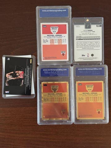 1996/97 Fleer Michael Jordan, Dylan Harper 4 Parallel card,