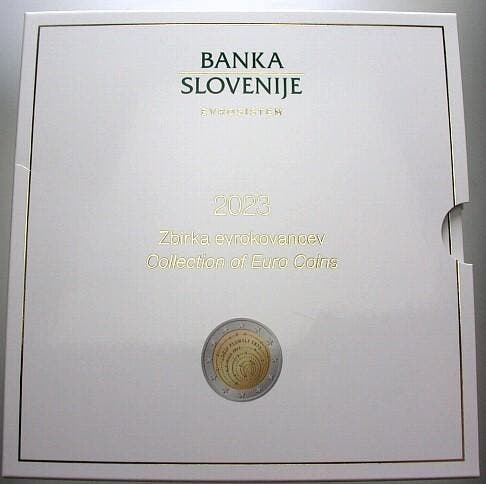 Munten set 1 Cent-2 Euro-3 Euro, 8,88 Euro 2023 Slowenien..., Postzegels en Munten, Munten | Europa | Euromunten, België, Verzenden