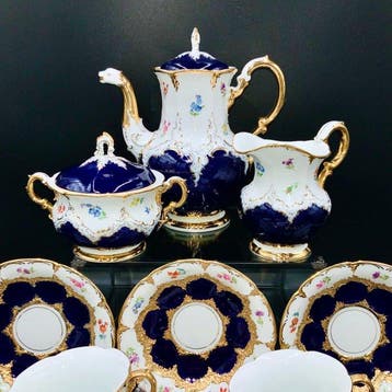 Meissen - E.A.Leuteritz - First Choice - Tea/Coffee Set for