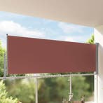 vidaXL Tuinscherm uittrekbaar 120x300 cm bruin, Verzenden, Nieuw