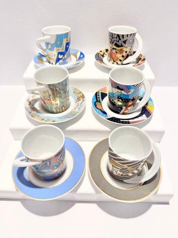 Rosenthal - Koffiekopje (6) - Cupola - Porselein, Antiquités & Art
