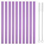 Fako Bijoux - Siliconen Rietjes XL - 10 Herbruikbare Rietjes, Verzenden