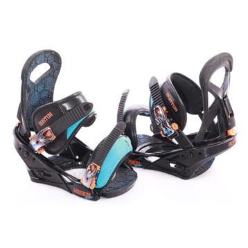 S snowboard bindingen BURTON MISSION SMALLS, Black/blue (TOP, Verzenden, Gebruikt