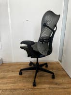 Refurbished Herman Miller Mirra Full Option Graphite Shadow, Verzenden, Zo goed als nieuw, Grijs, Bureaustoel
