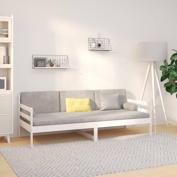 vidaXL Slaapbank zonder matras 90x190 cm massief grenenhout, Huis en Inrichting, Slaapkamer | Bedden, Nieuw, Verzenden