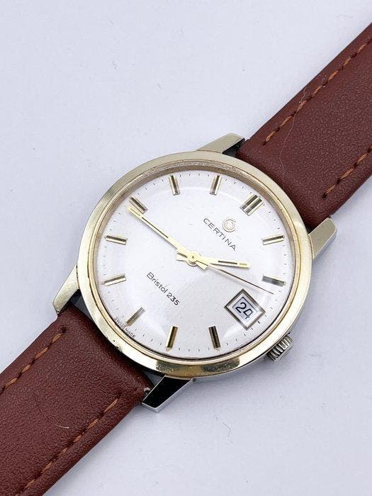 Certina - Bristol 235 | 20M Gold - Sans prix de réserve -, Handtassen en Accessoires, Horloges | Heren
