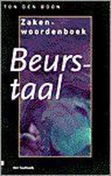 Zakenwoordenboek beurstaal / Het taalfonds 9789020459012, Verzenden, Zo goed als nieuw, Ton den Boon