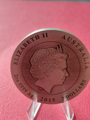Australië. 2 Dollars 2018, Kookaburra, 2 Oz Antiqued Silver