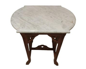 Kast - Hout - Jugendstil bijzettafel, Antiek en Kunst