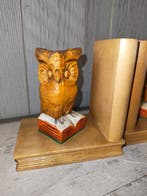 Serre-livres (2) - Bois - Serre-livres hiboux
