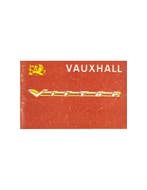 1962 VAUXHALL VICTOR INSTRUCTIEBOEKJE NEDERLANDS