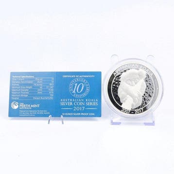 Australie. 10 Dollars 2017 - Australian Koala 10 Oz