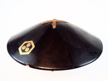 Japanse jingasa-helm - Jingasa met een geluksbrengend