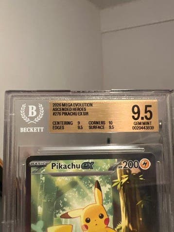 Pokémon Graded card - Pikachu - Beckett - Various sets, Nieuw
