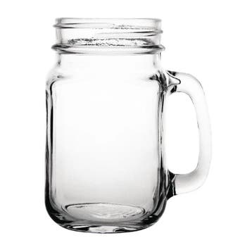 Mason Jars | Glas | 45cl | 12 Stuks | Ø79x132(h)mm Olympia, Verzenden, Nieuw in verpakking