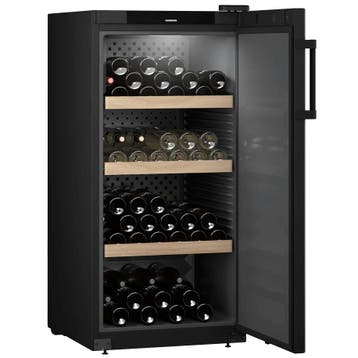 Wijnkoelkast | GRAND CRU | 141x 75cl | Zwart | 1 Zone |, Verzenden, Nieuw in verpakking