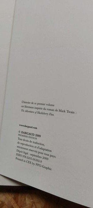 OBoys T1 - Le Sang du Mississippi - C - 1 Album - Beperkte, Livres
