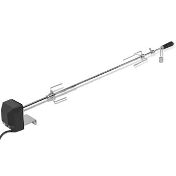 vidaXL BBQ Draaispit met motor staal 1200 mm, Verzenden