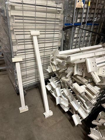 Tego Diepteliggers L77 x H4cm, Palletstelling,