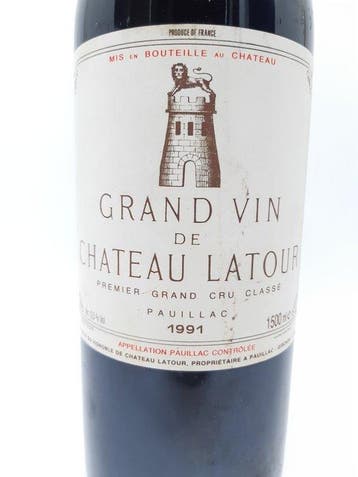 1991 Chateau Latour - Pauillac 1er Grand Cru Classé - 1, Verzamelen, Wijnen, Nieuw